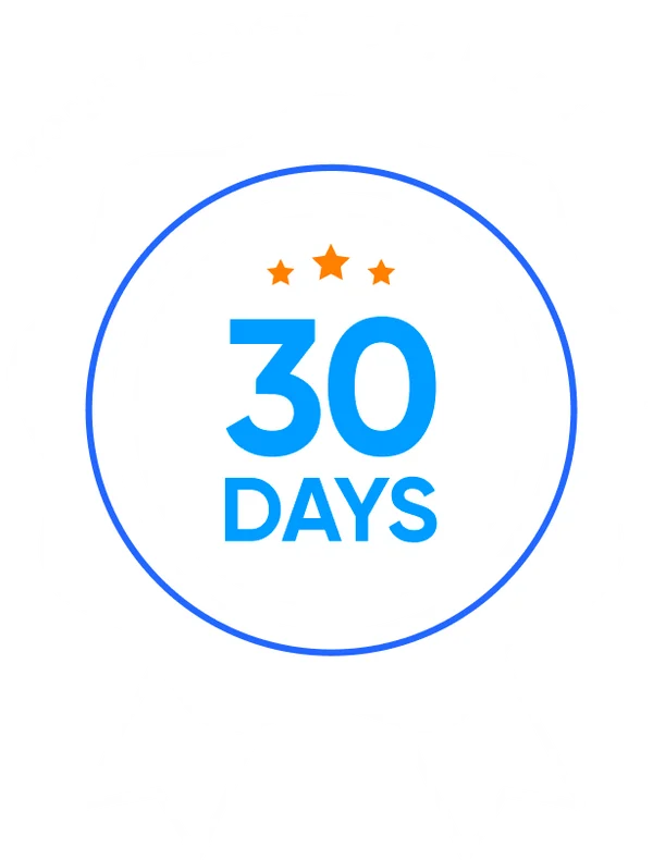 Official 30-day money-back guarantee badge